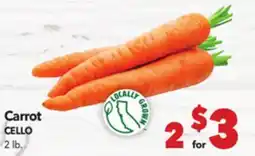 Vallarta Supermarkets Carrot / CELLO offer