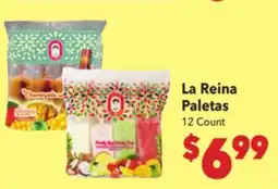Vallarta Supermarkets La Reina Paletas offer
