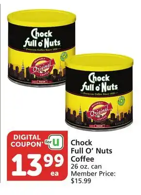 Vons Chock Full O'Nuts Coffee offer