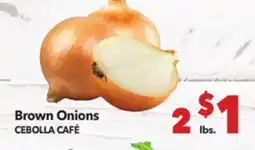 Vallarta Supermarkets Brown Onions / CEBOLLA CAFÉ offer
