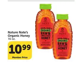 Vons Nature Nate's Organic Honey offer