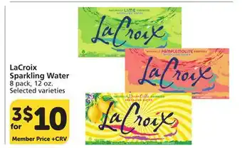 Vons LaCroix Sparkling Water offer