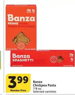 Vons Banza Chickpea Pasta offer