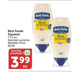 Vons Best Foods Squeeze offer