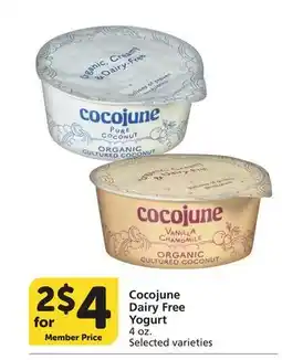 Vons Cocojune Dairy Free Yogurt offer