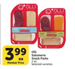Vons Olli Salumeria Snack Packs offer