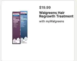Walgreens Walgreens Hair Regrowth Treatment offer
