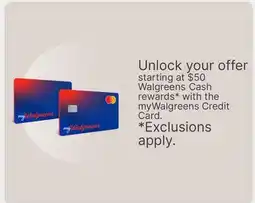 Walgreens Walgreens Cash rewards offer