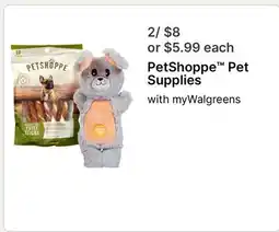 Walgreens PetShoppe Pet Supplies offer