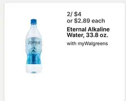 Walgreens Eternal Alkaline Water offer