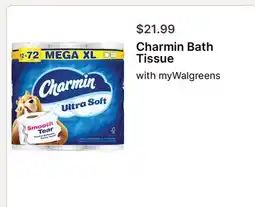 Walgreens Charmin Bath Tissue offer