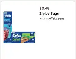 Walgreens Ziploc Bags offer