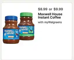 Walgreens Maxwell House Instant Coffee offer
