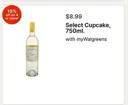 Walgreens Select Cupcake, 750ml offer