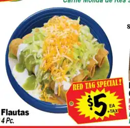 Superior Grocers Flautas offer