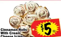 Superior Grocers Cinnamon Rolls With Cream Cheese Icing offer
