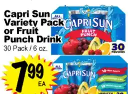 Superior Grocers Capri Sun Variety Pack Punch Drink offer