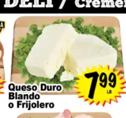 Superior Grocers Queso Duro Blando o Frijolero offer