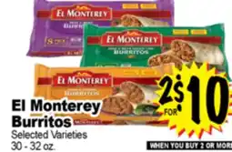 Superior Grocers El Monterey Burritos offer