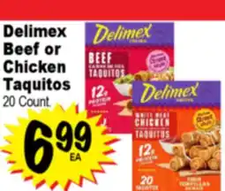 Superior Grocers Delimex Beef or Chicken Taquitos offer