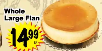 Superior Grocers Whole Large Flan offer