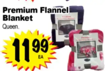 Superior Grocers Premium Flannel Blanket offer