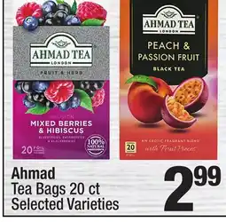 Super King Markets Ahmad Tea Bags offer