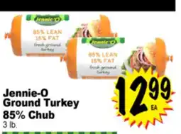 Superior Grocers Jennie-O Ground Turkey 85% Chub offer