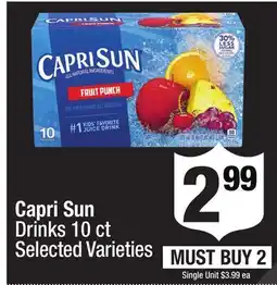 Super King Markets Capri Sun Drinks offer