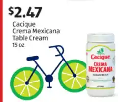 Aldi Cacique Crema Mexicana Table Cream offer