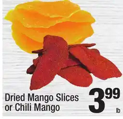 Super King Markets Dried Mango Slices or Chili Mango offer