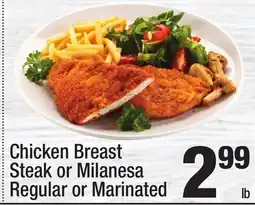 Super King Markets Chicken Breast Steak or Milanesa Regular or Marinated offer
