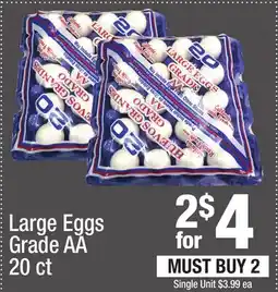 Super King Markets Large Eggs Grade AA offer