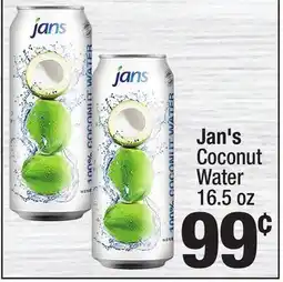 Super King Markets Jan's Coconut Water offer