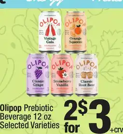 Super King Markets Olipop Prebiotic Beverage offer