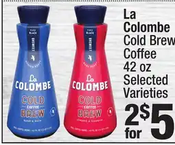 Super King Markets La Colombe Cold Brew Coffee offer