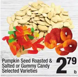 Super King Markets Pumpkin Seed Roasted & Salted or Gummy Candy offer