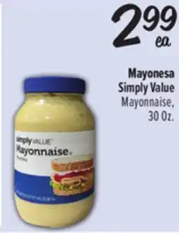 El Super Simply Value Mayonnaise offer