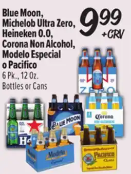 El Super Blue Moon, Michelob Ultra Zero, Heineken 0.0, Corona Non Alcohol, Modelo Especial o Pacifico offer