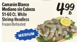 El Super 51-60 Ct. White Shrimp Headless offer