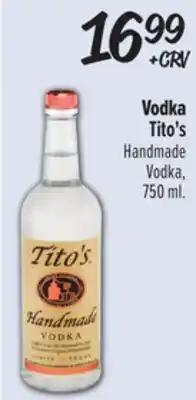 El Super Tito's Handmade Vodka offer