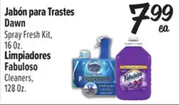El Super Dawn Spray Fresh Kit,16 Oz. Fabuloso Cleaners, 128Oz offer