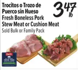 El Super Fresh Boneless Pork Stew Meat or Cushion Meat offer