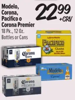 El Super Modelo, Corona, Pacifico o Corona Premier offer