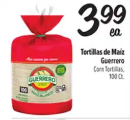El Super Guerrero Corn Tortillas offer