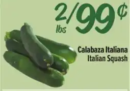 El Super Italian Squash offer