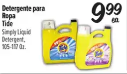 El Super Tide Simply Liquid Detergent offer