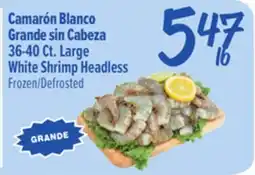 El Super Large White Shrimp Headless offer