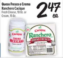 El Super Fresh Cheese, 10 Oz. or Cream offer
