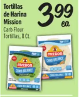 El Super Carb Flour Tortillas offer